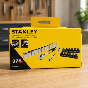 Stanley STMT82672-0 - 37pc 1/4" Drive Socket Set with Ratchet