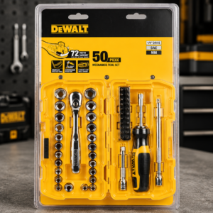 DeWalt DWMT81610-0 - 50pc 1/4" Nano Socket & Screwdriver Set - Screwdriver, Driver Bits, Ratchet, Sockets Metric & Imperial