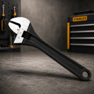 Stanley STMT74894-8 - 8" (200mm) Adjustable Wrench High Grade Cr-V Steel Black Phosphated