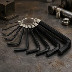 Stanley Allen/Hex Key Ring Set 10 Pcs (1.5, 2, 2.5, 3, 4, 5, 5.5, 6, 8, 10mm) STMT69213-8