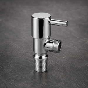 Viking Chrome Plated Brass Angle Cock/Valve (Light) 15mm - 10931