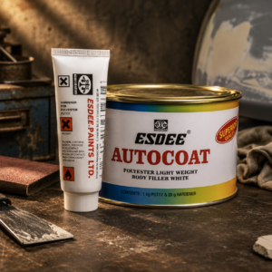 Esdee Autocoat Polyester Light Weight Body Filler 500g - White
