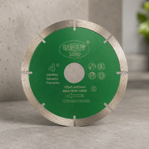Rainbow Zero Chipping Stone Cutter Segmented Diamond Saw 105mm - 4"