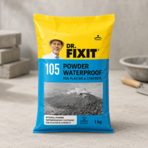 DR. FIXIT 105 Powder Waterproof – Integral Powder Waterproofing Compound for Plaster & Concrete