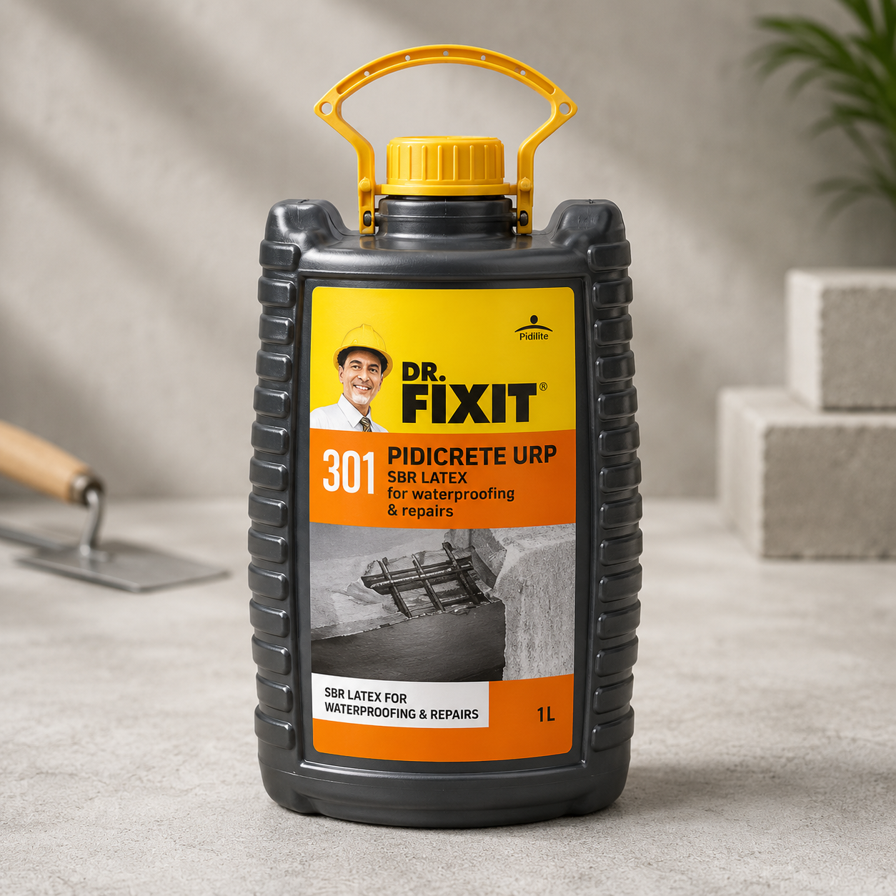 DR. FIXIT 301 PIDICRETE URP – SBR Latex for Waterproofing & Repairs