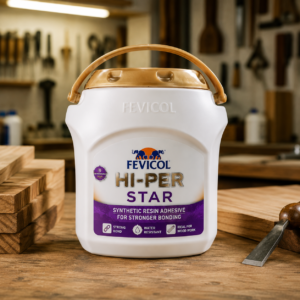 Fevicol Hi-Per Star Synthetic Resin Adhesive – Strong & Water-Resistant Wood Adhesive for Furniture, Plywood, Veneer & Woodwork